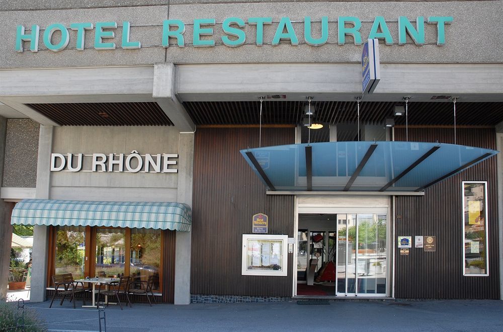 Hotel Du Rhone Сион Екстериор снимка